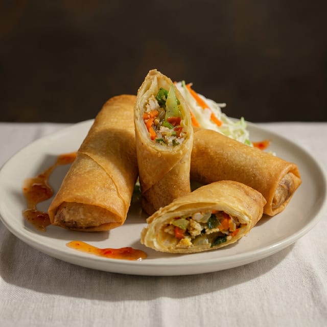 Crispy Spring Rolls.