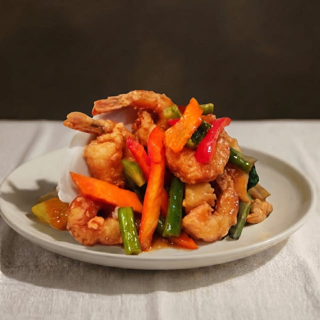 Tamarind Shrimp.
