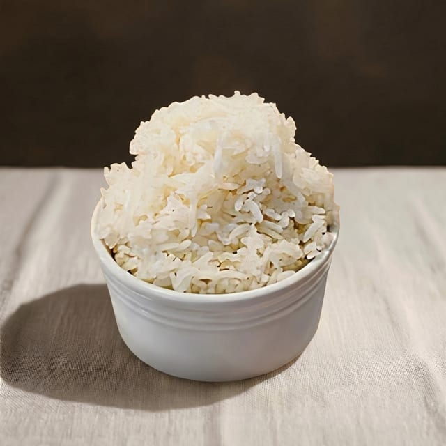 Steamed White Rice.