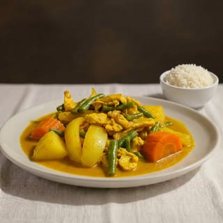 (L) Massaman Curry